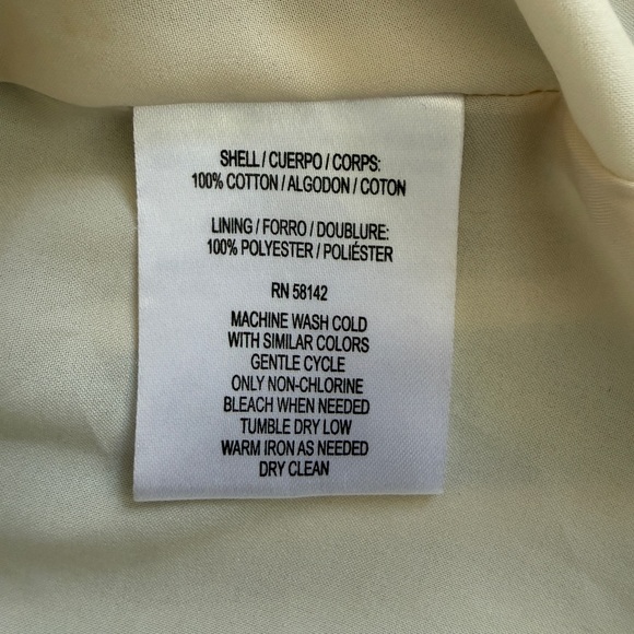 Maggy London Halter Sundress ~ Vertical Stripes ~ Cotton Tiered ~ Fringe  Size 8 - Picture 8 of 9